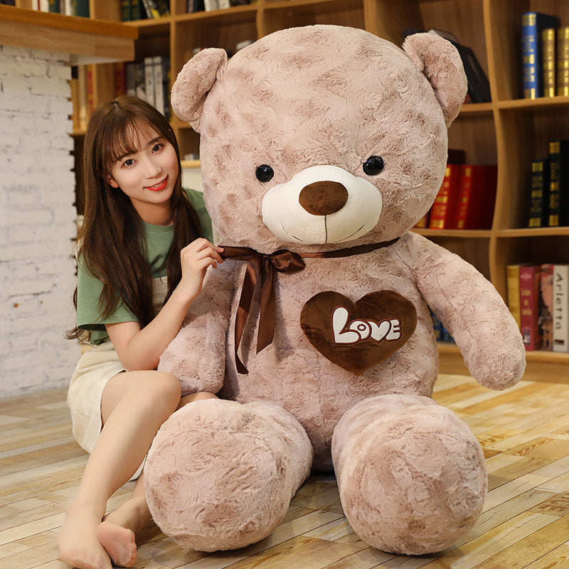 Large Rose Teddy Bear Hug Bear Doll Plush Toy Big Bear Doll Puppet Doll Love Panda Pillow
